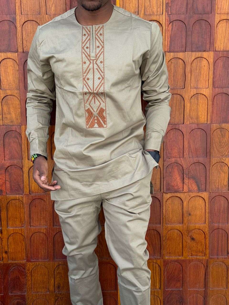 Agbada Men's African Clothing