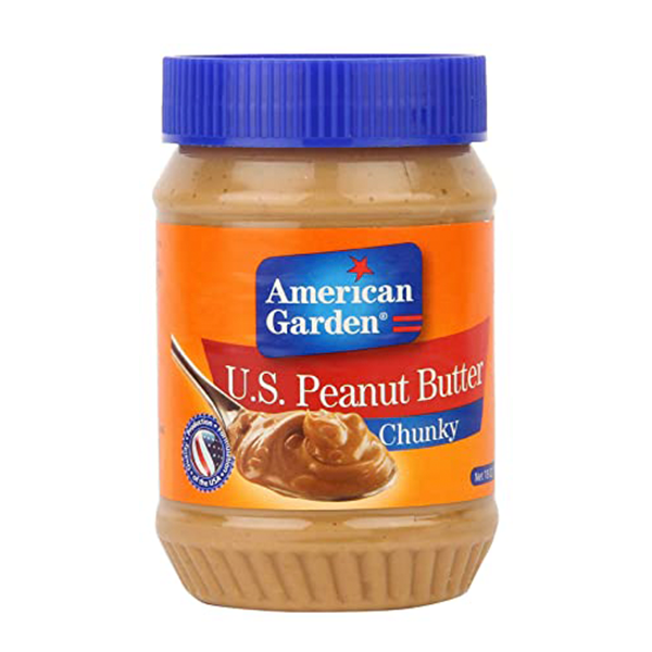 American Garden Peanut Butter Chunky 510gm 18oz