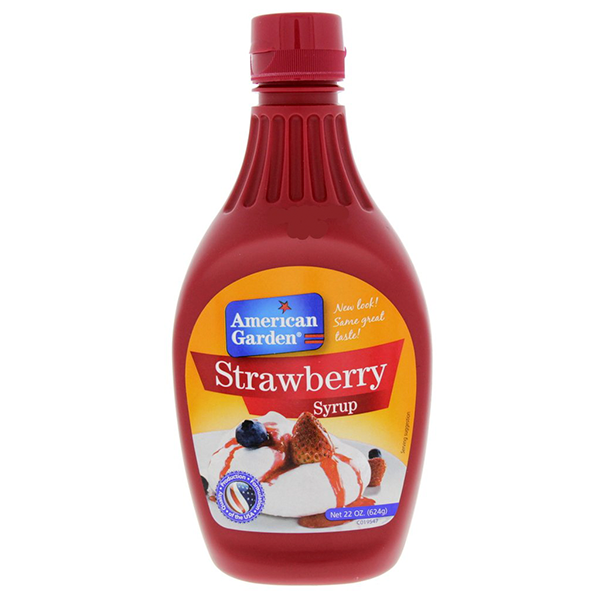 American Garden Strawberry Syrup 624gm 22oz