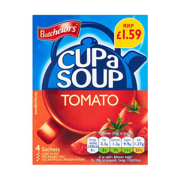Batchelors Cup A Soup Tomato 92gm