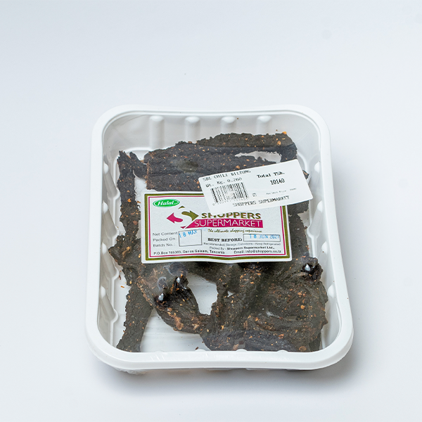 Beef Biltong Chili Bites per Kg