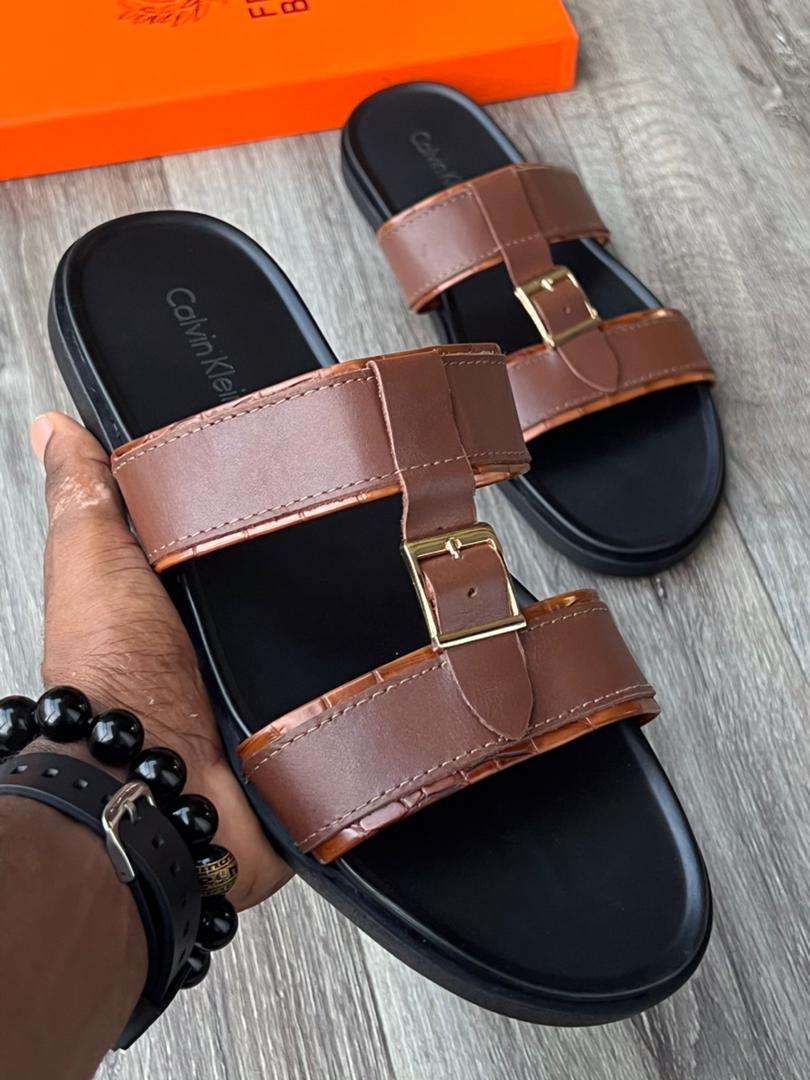 Double Strap Slider Sandals