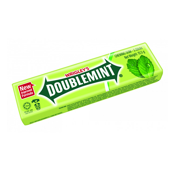 DoubleMint Chewing Gum Peppermint 5pcs