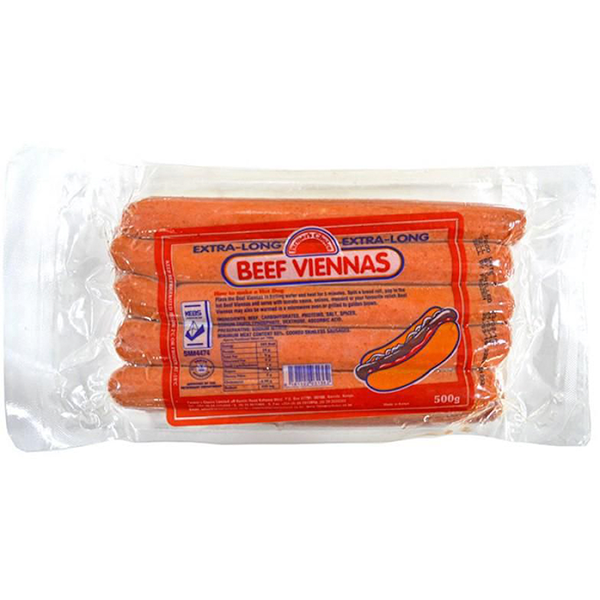 Farmers Beef Vienna 500gm