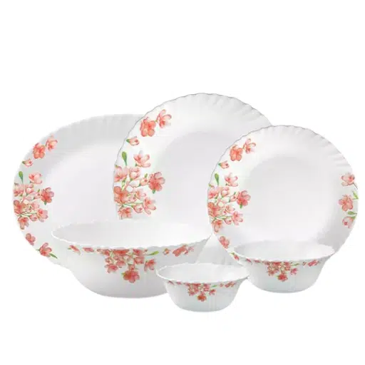 La Opala Dinner Set Aster Pink Classique 20 Pieces LP020