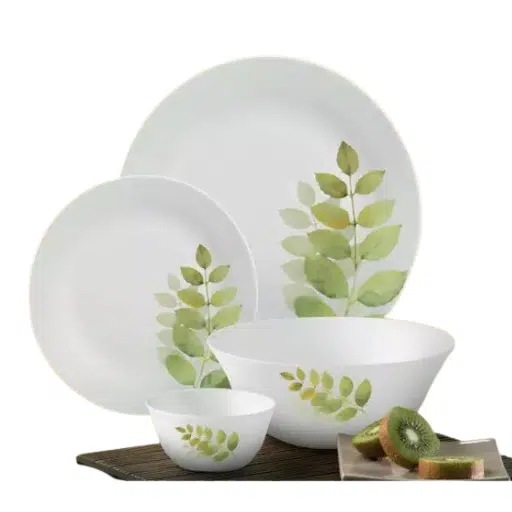 La Opala Dinner Set Flowered Autumn Shadow Ivory 50pcs 0927