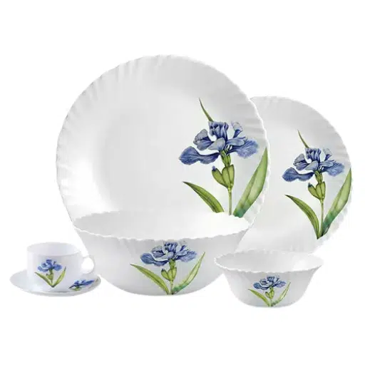 La Opala Dinner Set Royal Iris Classique 20 Pieces LR020