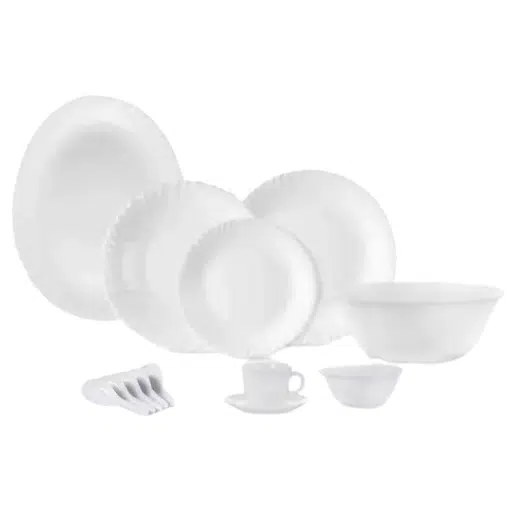 La Opala Dinner Set White Classique 38 Pieces LC038