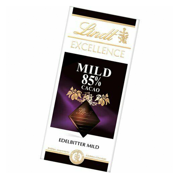 Lindt Excellence Mild 85% 100gm