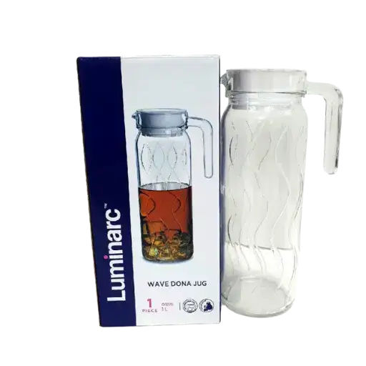 Luminarc Dona Embossment 1L Jug Wave