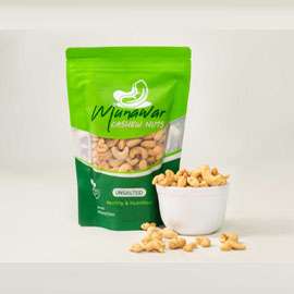 MUNAWAR CASHEWNUTS UNSALTED 250GRM