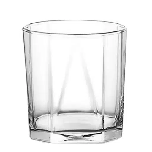 Ocean Glass 6pcs Pyramid Rock 330ml 1B02311