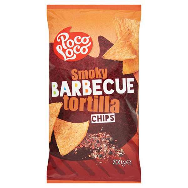 Poco Loco Tortilla Chips Barbeque 450gm