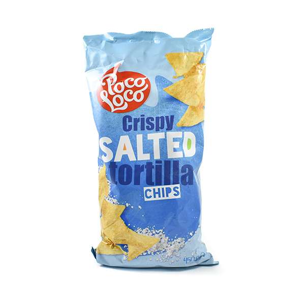 Poco Loco Tortilla Chips Salted 450gm