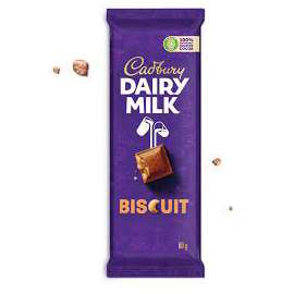 SA CAD DAIRY MILK BISCUIT CHOCO 80GRM