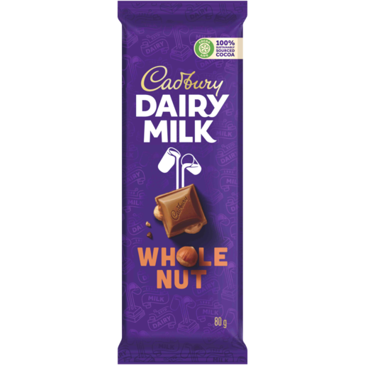 SA CADBURY DAIRY MILK WHOLENUT 80GM