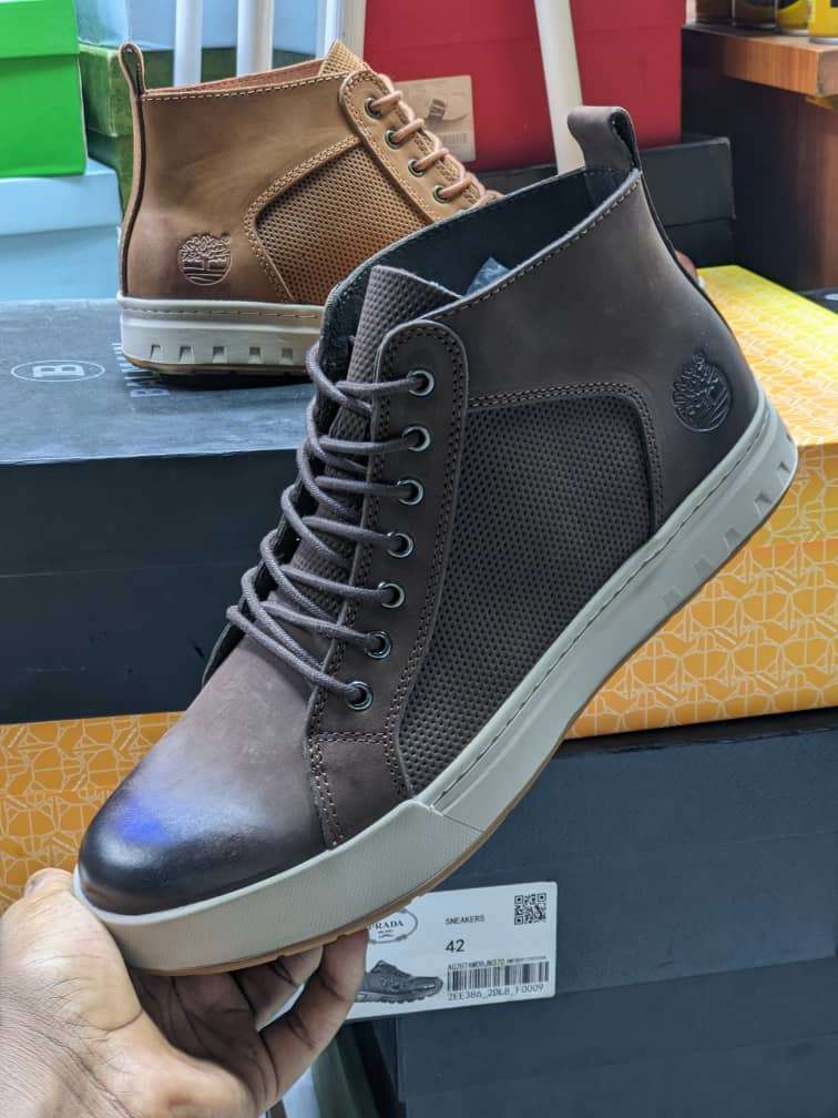 Timberland male leather sneakers
