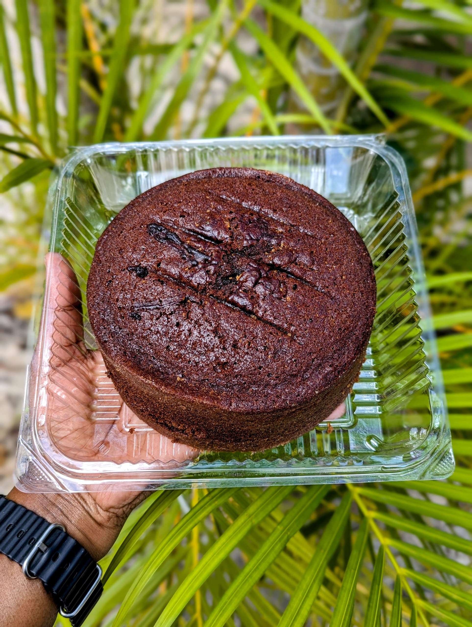Plain chocolate cake