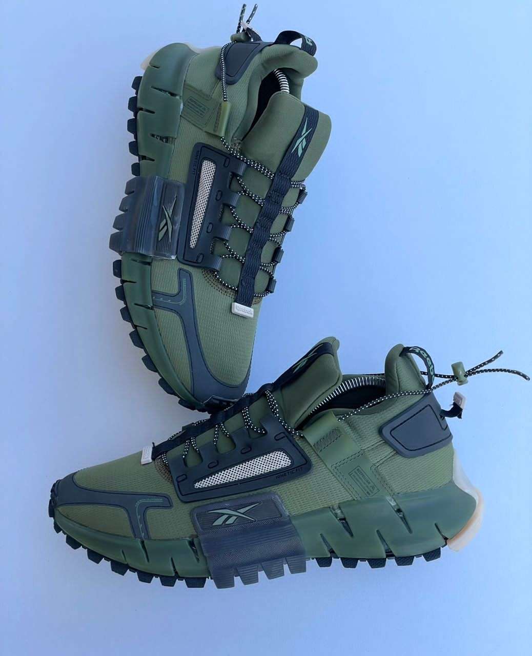 Reebok zig kinetica edge Green Men's Sneakers Shoes