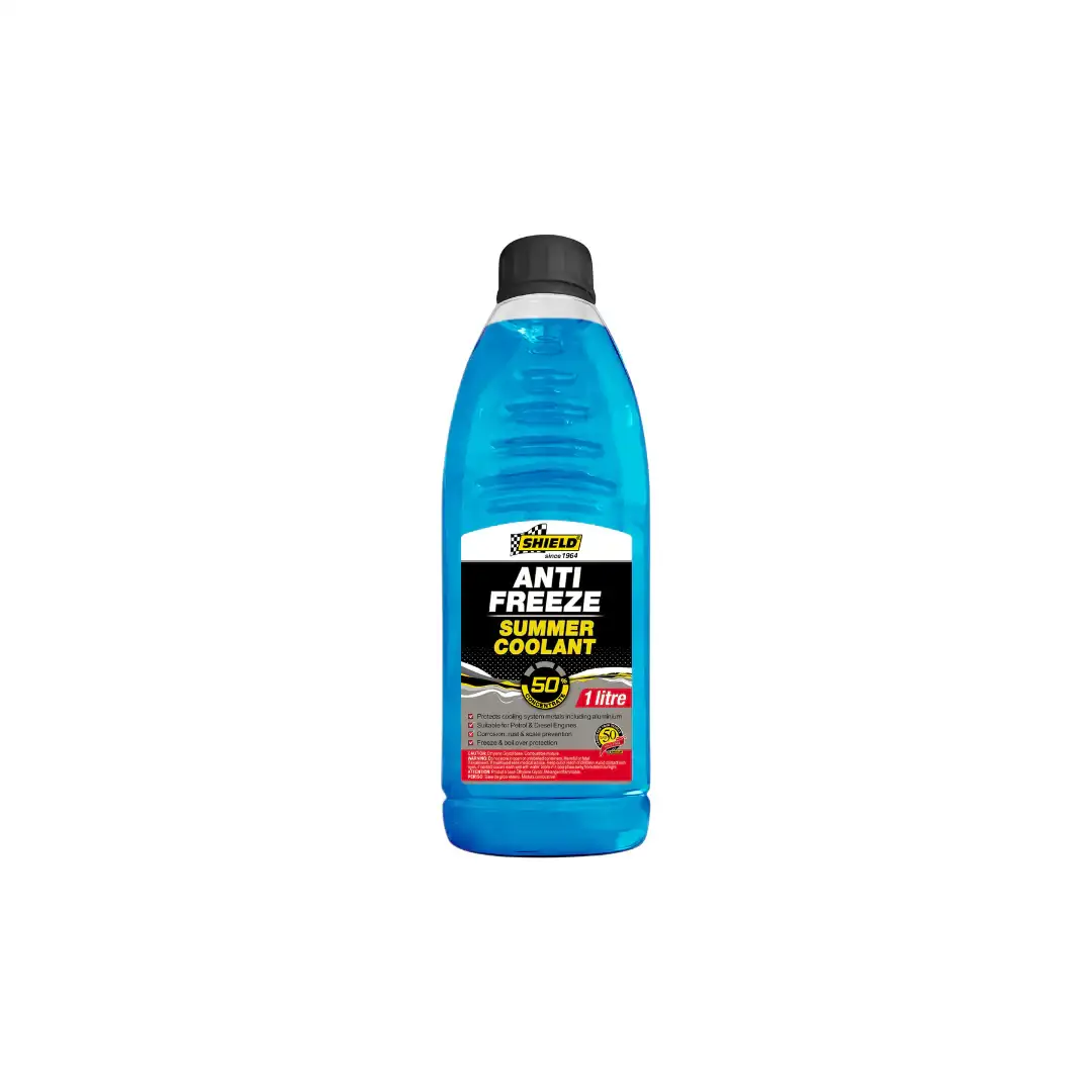 SHIELD ANTI-FREEZE & SUMMER COOLANT - 50% BLUE 1LT SH1237