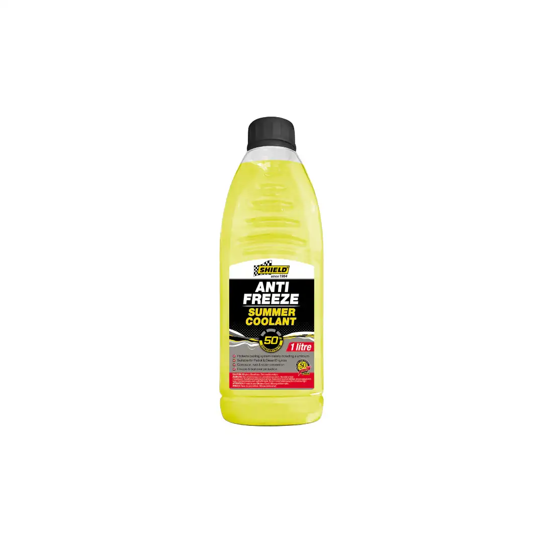 SHIELD ANTI-FREEZE & SUMMER COOLANT - 50% YELLOW 1L SH197