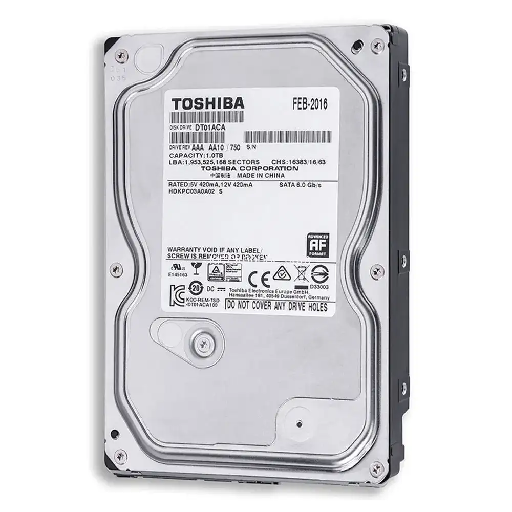 Toshiba 1TB SATA Internal Hard Drive For Desktop