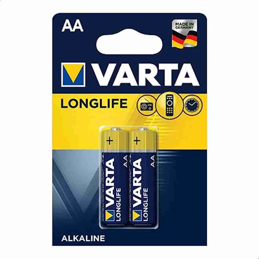 VARTA BATTERY LONGLIFE AA 2'S