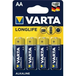 VARTA BATTERY LONGLIFE   AA 4'S