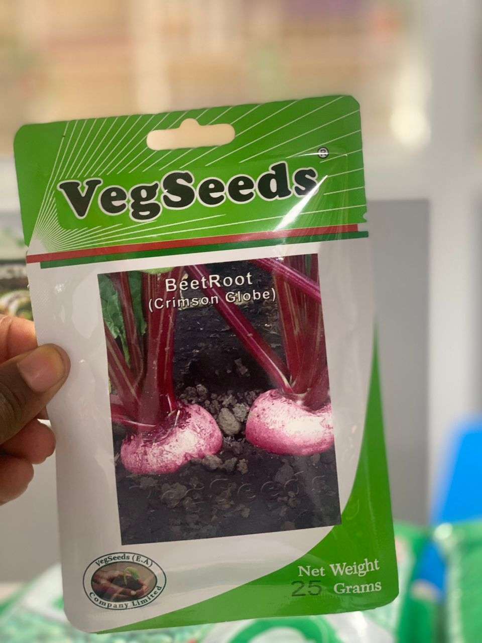 VegSeeds BeetRoot (Crimson Globe) - 25 gm