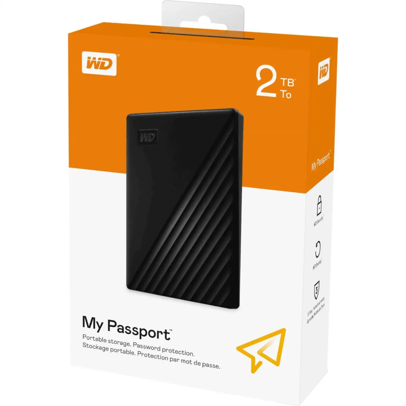 WD 2TB My Passport Portable External Hard Drive