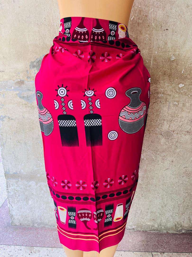 Women's Beach Long Sarong Swimsuit Coverups Chiffon Scarf with Tassels Bathing Suit Skirt Bikini Wraps for Women Swimwear Multicoloured (African Vikoi)