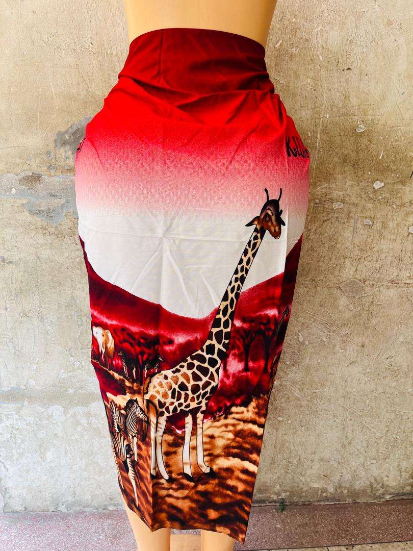 Women's Beach Long Sarong Swimsuit Coverups Chiffon Scarf with Tassels Bathing Suit Skirt Bikini Wraps for Women Swimwear Multicoloured (African Vikoi)