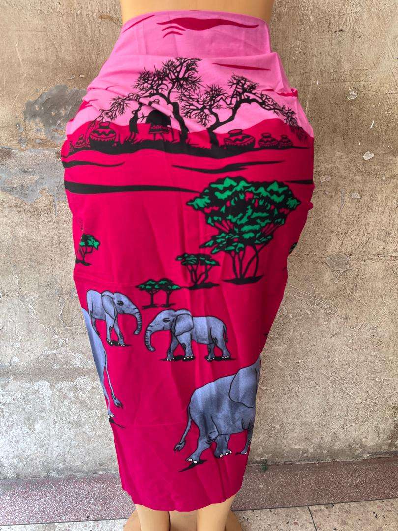 Women's Beach Long Sarong Swimsuit Coverups Chiffon Scarf with Tassels Bathing Suit Skirt Bikini Wraps for Women Swimwear Multicoloured (African Vikoi)